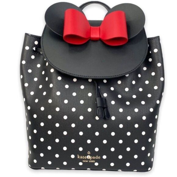 Disney x Kate Spade New York Minnie Mouse Backpack NWT - Picture 1 of 12